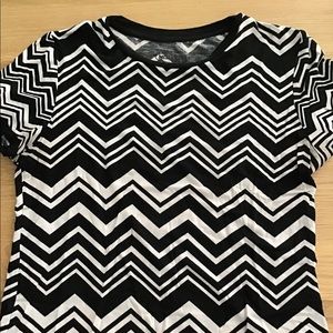 Missoni for Target black and white medium shirt